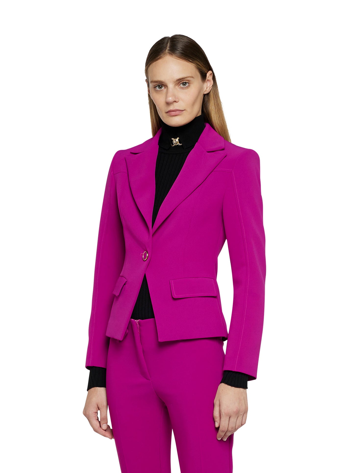Glamour crepe cropped jacket – simonacorsellini