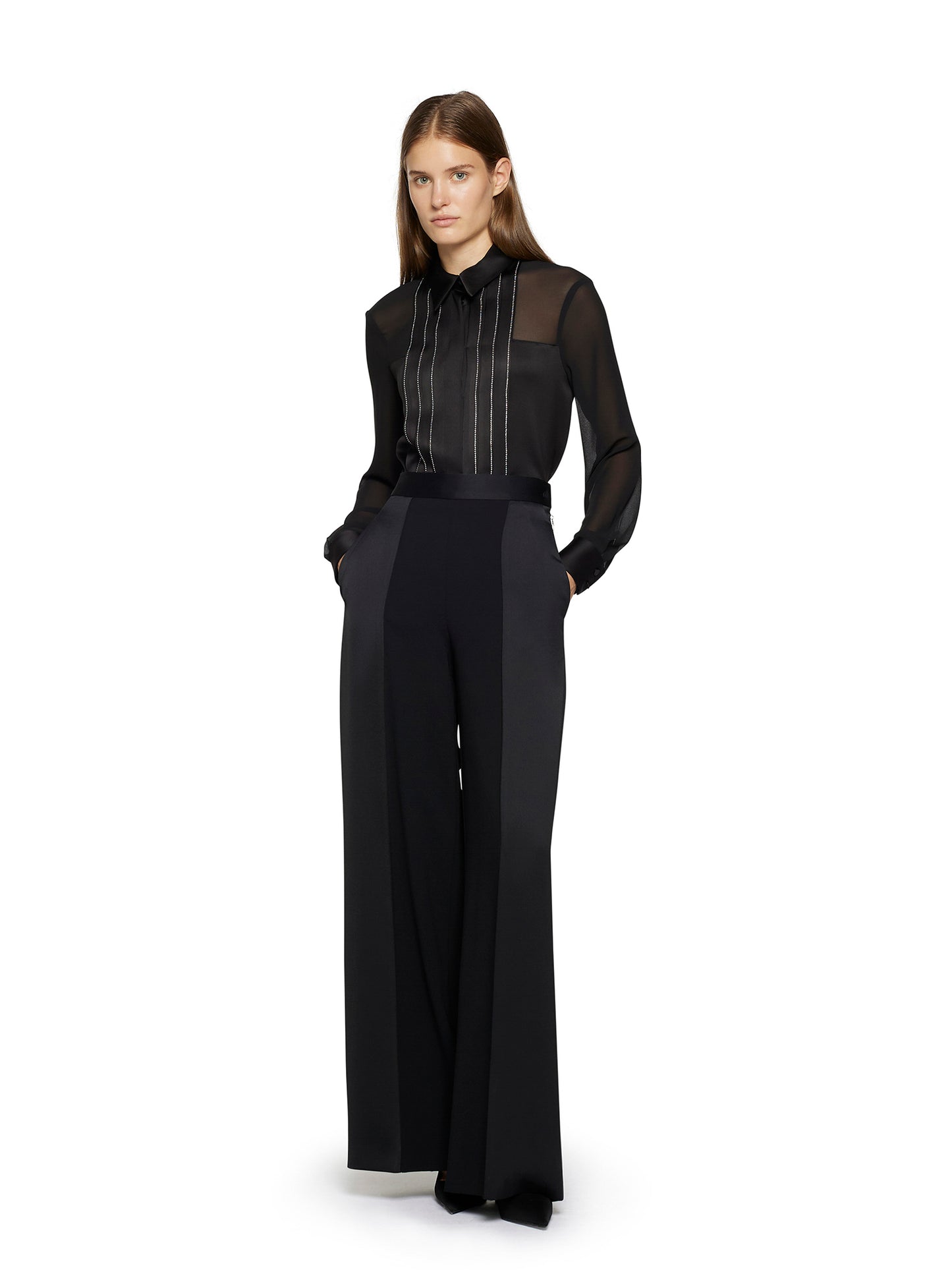 Enver satin trousers