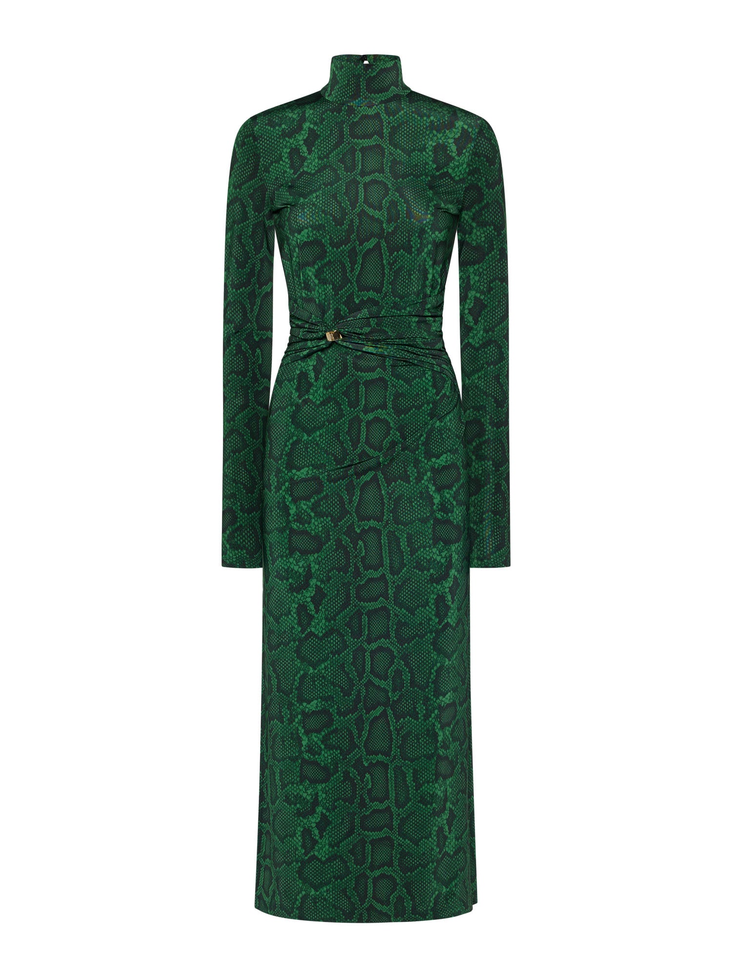 Python print viscose jersey dress