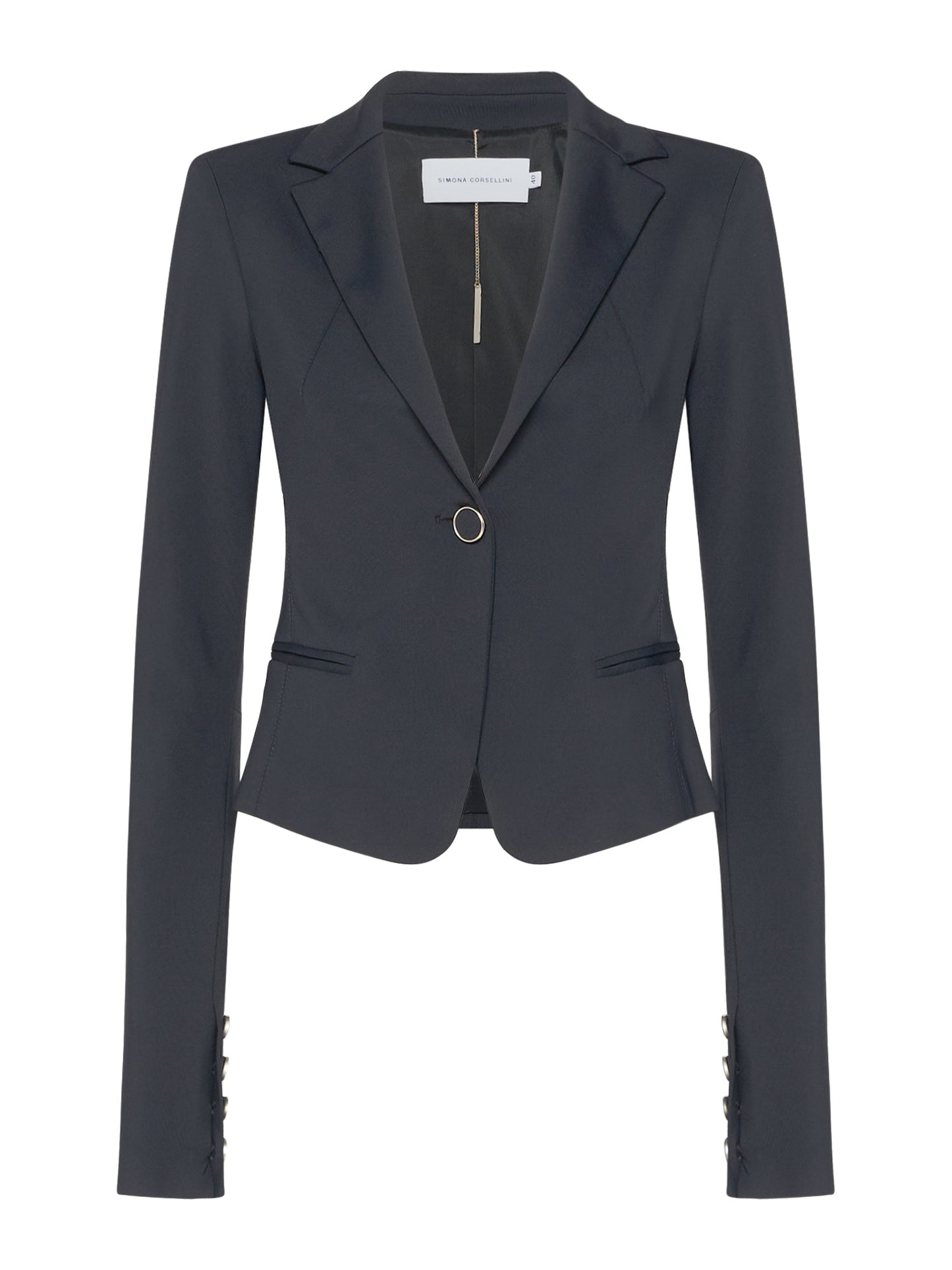 Ultra-fitted jacket with sheath takes