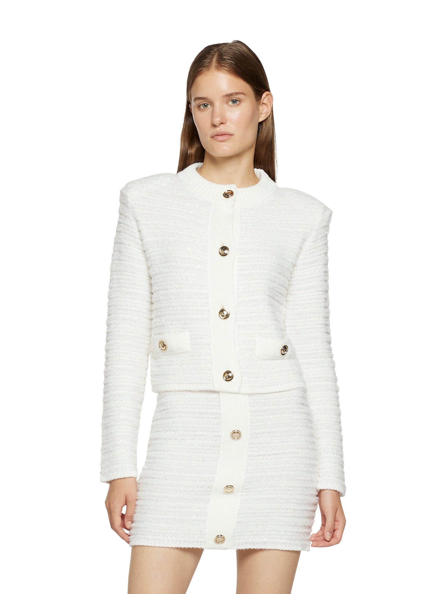 Chanel tricot jacket with gold plated buttons