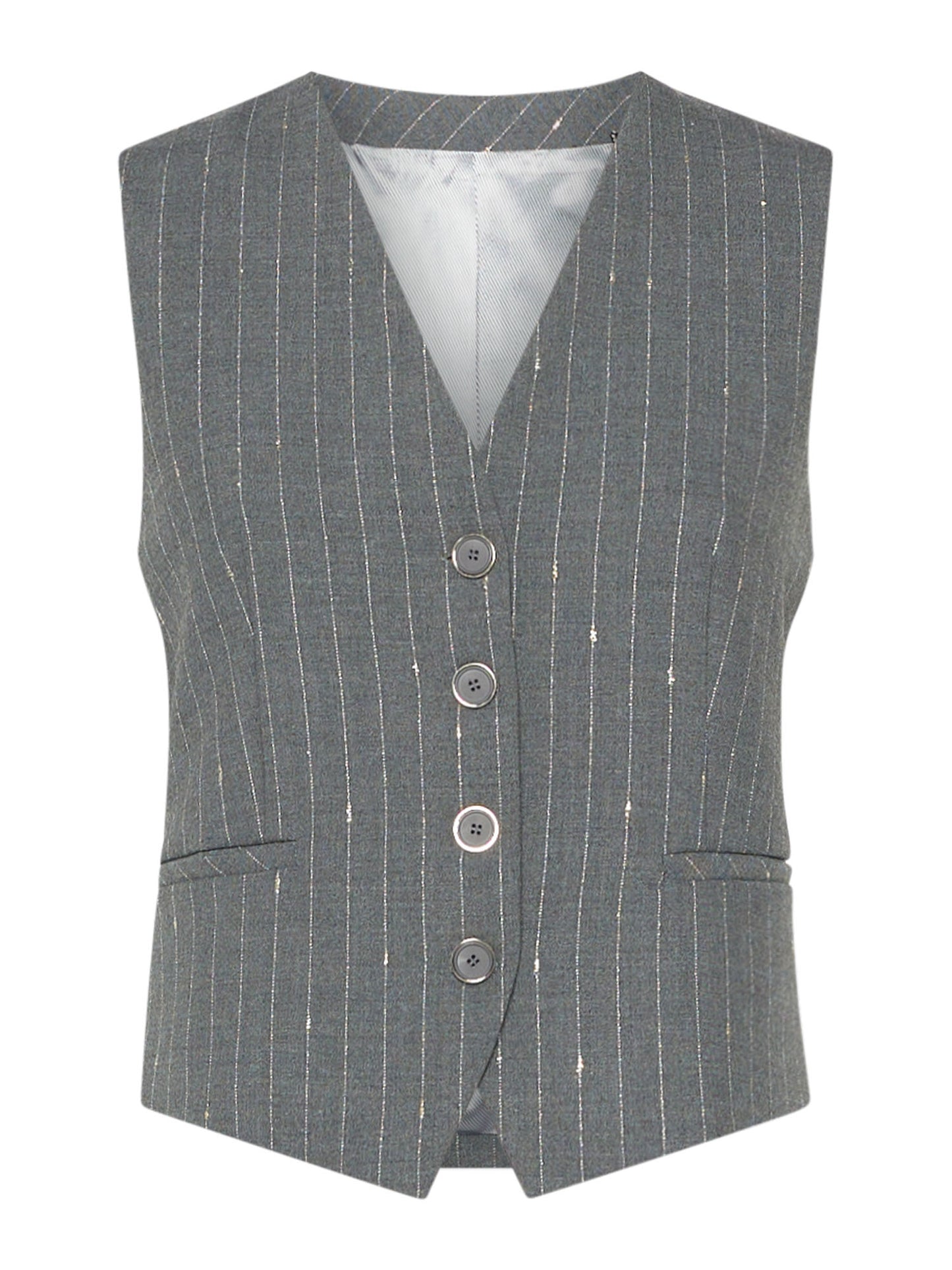 Luxury pinstriped waistcoat